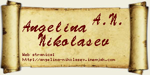Angelina Nikolašev vizit kartica